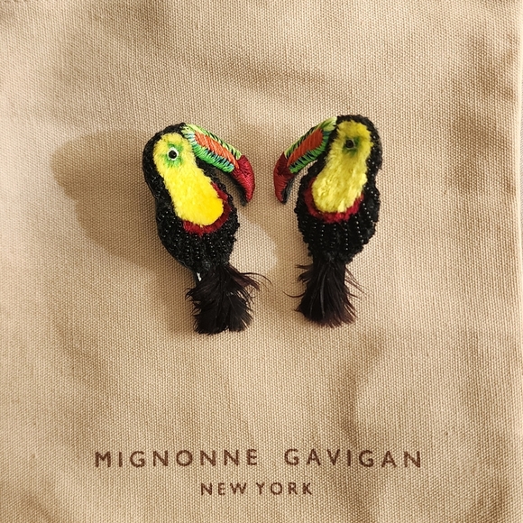 Mignonne Gavigan Toucan Earrings - Picture 1 of 6
